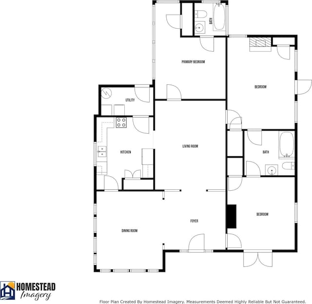 1117 W Bond St, Denison, TX 75020 - view of home floor plan