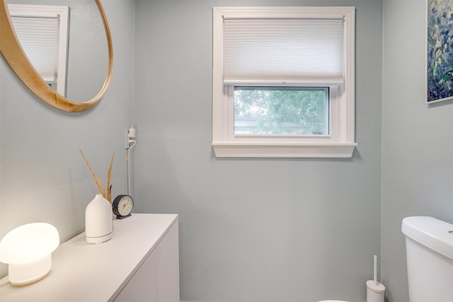 bathroom featuring toilet