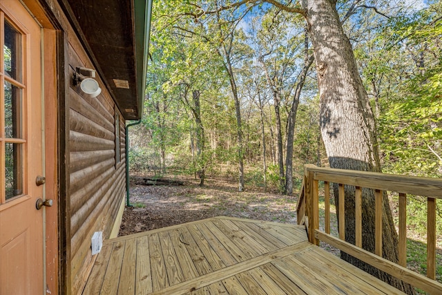 view of deck