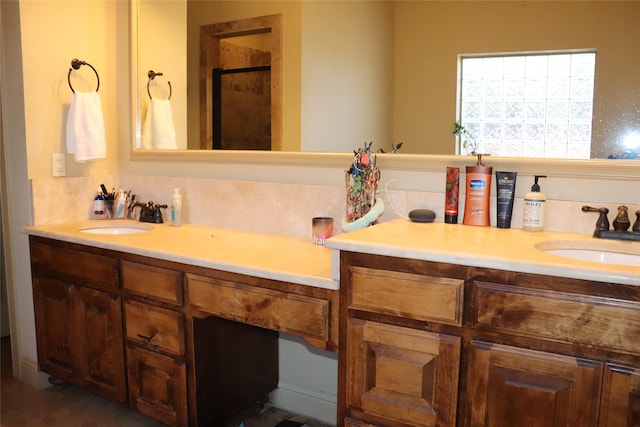 1104 Lynnwood Dr, Cleburne, TX 76033 - bathroom featuring vanity and a stall shower