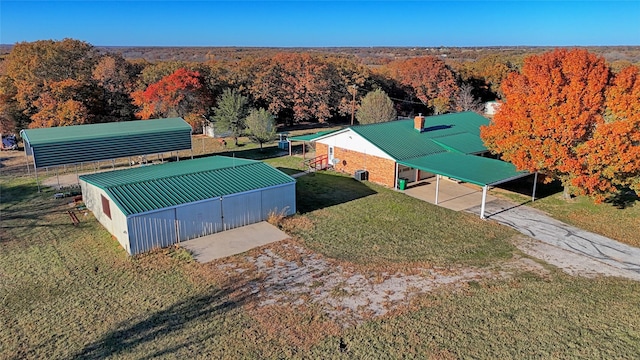 drone / aerial view