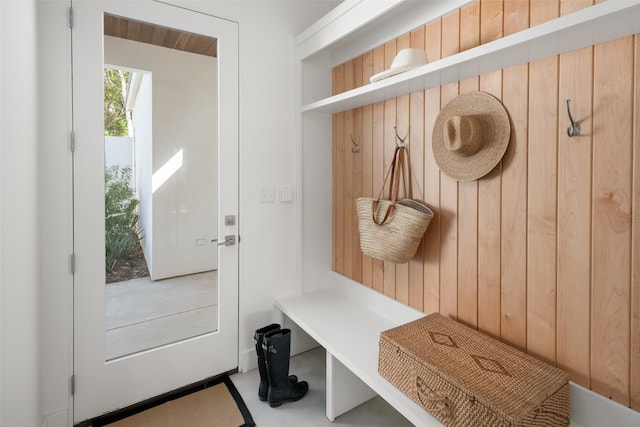 view of mudroom