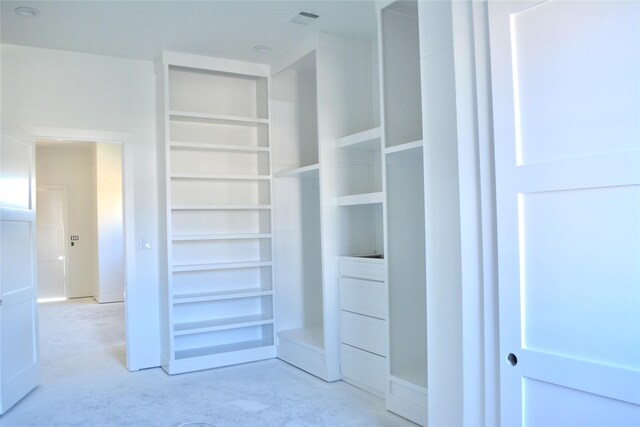 view of closet