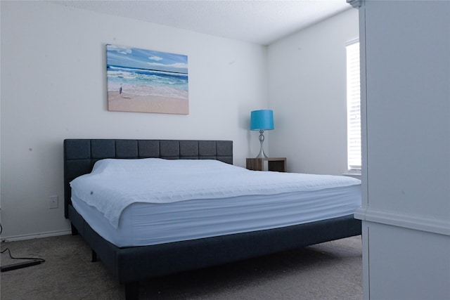 bedroom with carpet flooring