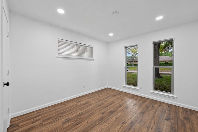 unfurnished bedroom with wood-type flooring