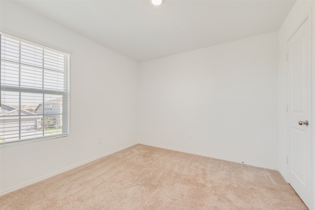 carpeted spare room with plenty of natural light