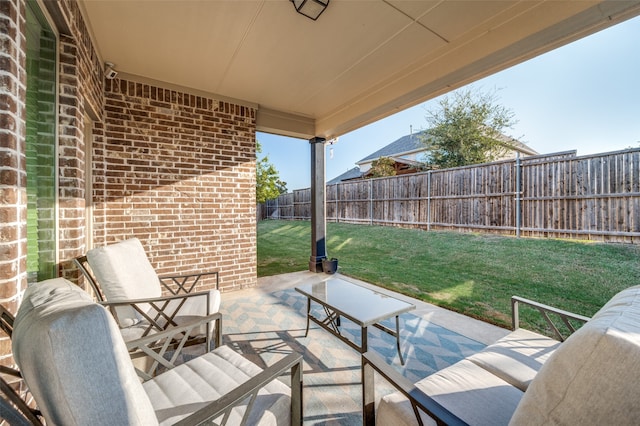 view of patio