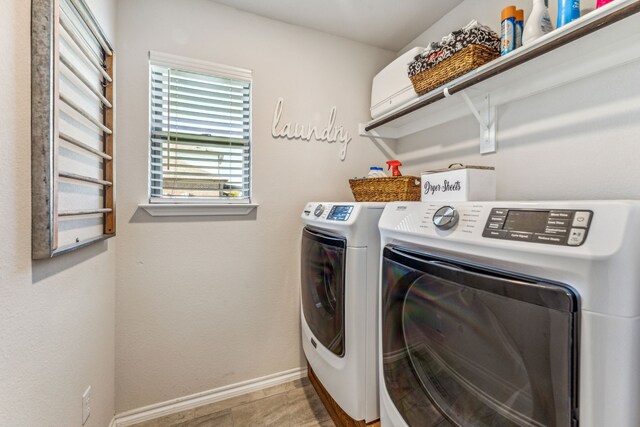 7809 Emersyn Dr, Rio Vista, TX 76093 - washroom featuring separate washer and dryer