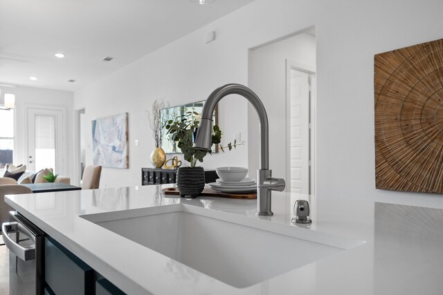 kitchen featuring sink