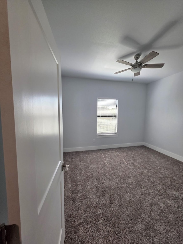 3612 Broken Bow Dr, Granbury, TX 76048 - unfurnished room with carpet, ceiling fan, and baseboards