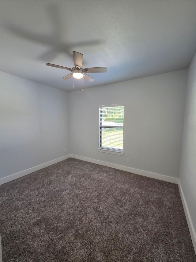3612 Broken Bow Dr, Granbury, TX 76048 - carpeted spare room with baseboards and ceiling fan
