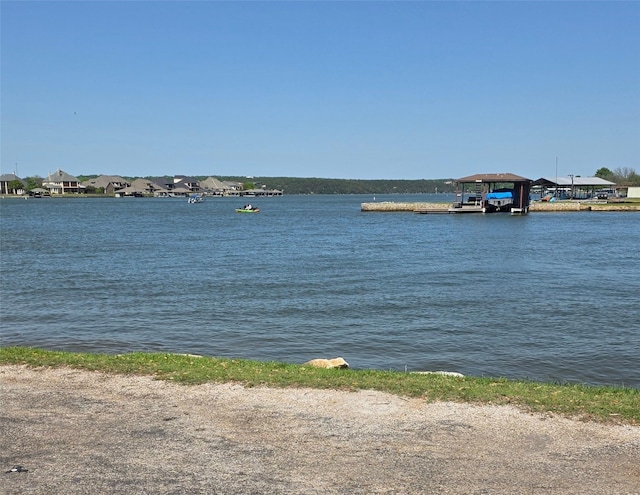 3612 Broken Bow Dr, Granbury, TX 76048 - water view featuring a gazebo