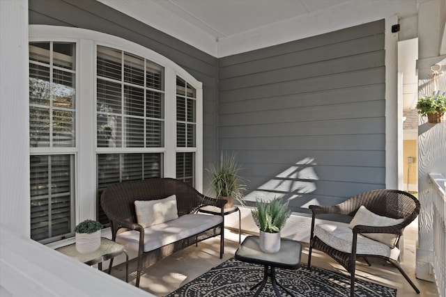 view of patio / terrace with covered porch