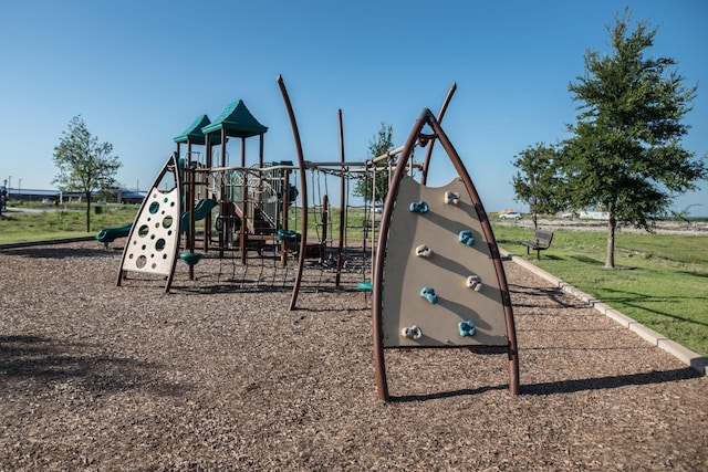 view of jungle gym