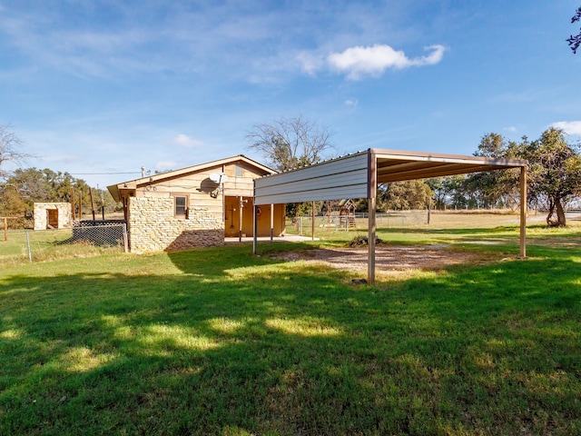 surrounding community featuring a yard