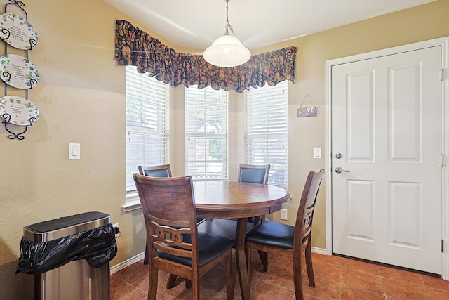 view of dining room