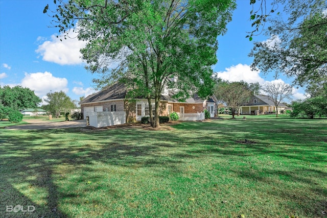 view of yard