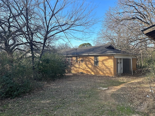 view of side of property