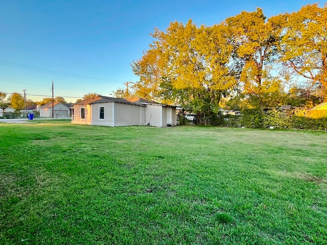 view of yard