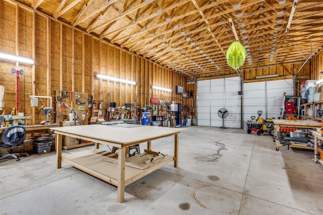 living room with hardwood / wood-style flooring, high vaulted ceiling, wooden ceiling, beamed ceiling, and wood walls