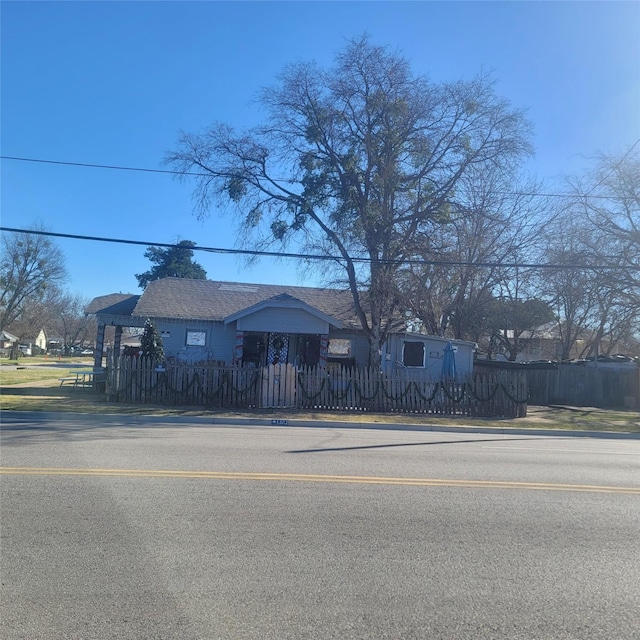 view of front of home