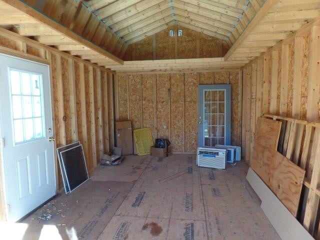 view of storage room