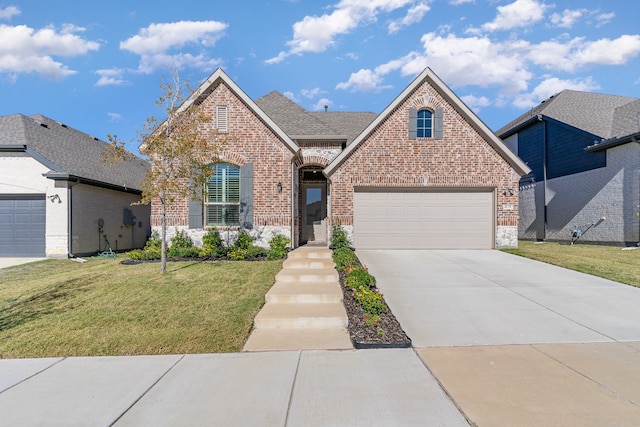 view of front of house featuring a front yard