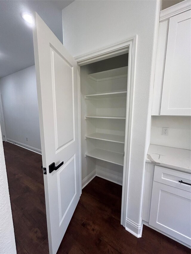 view of pantry