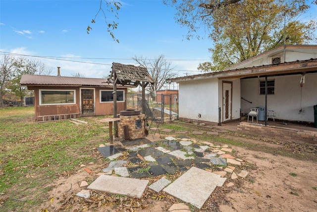 view of rear view of property