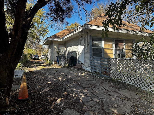 view of side of property