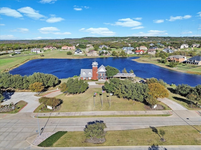 840 Bentwater Pkwy, Grand Prairie, TX 75104 - aerial view of residential area with a nearby body of water