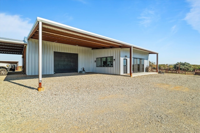 view of back of property