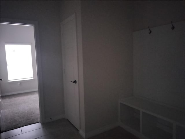 mudroom featuring tile patterned floors