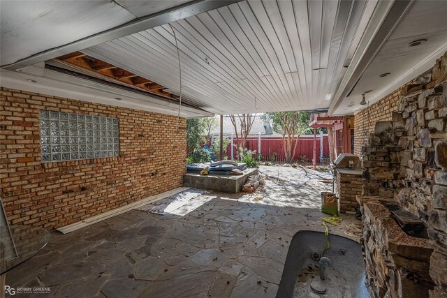 view of patio / terrace featuring a grill and area for grilling