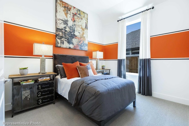 bedroom featuring carpet floors