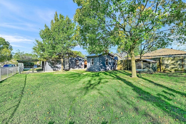 205 N Bean St, Howe, TX 75459 - view of yard featuring an outdoor structure