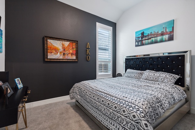 2608 Camden Ct, Celina, TX 75009 - carpeted bedroom featuring lofted ceiling and baseboards