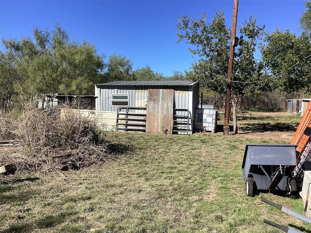 view of yard