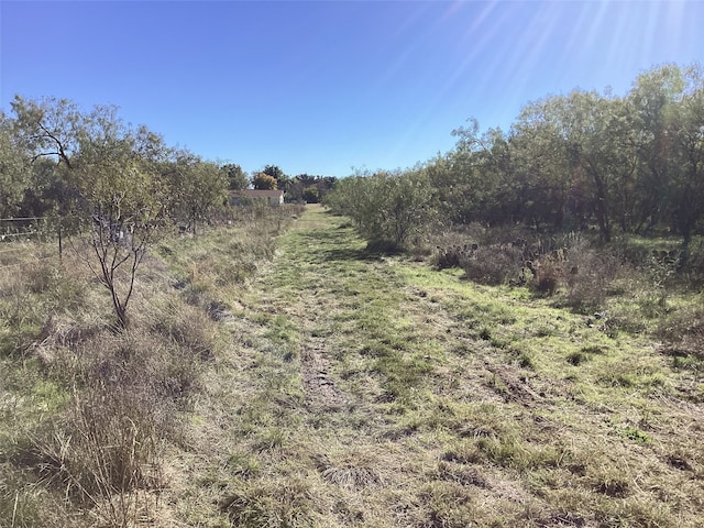 view of landscape with a rural view