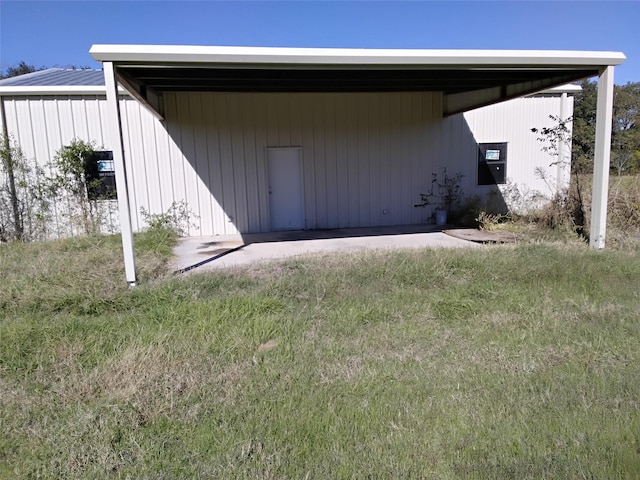 view of outdoor structure