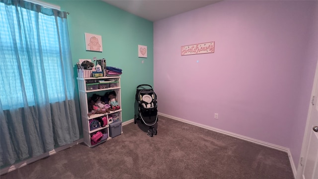 playroom with carpet flooring