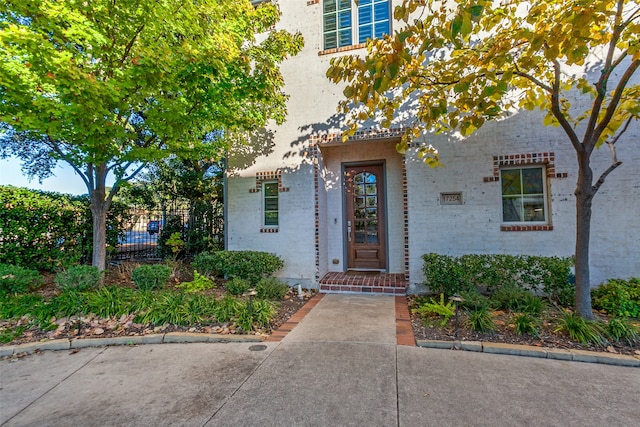 view of property entrance