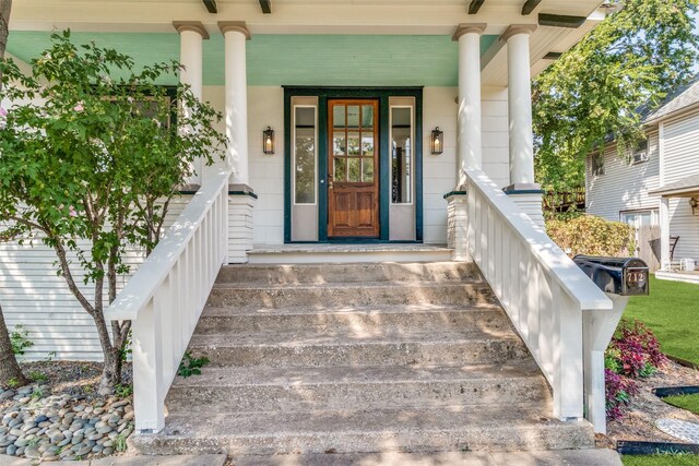 view of property entrance