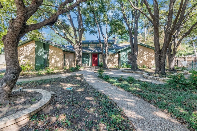 view of ranch-style house