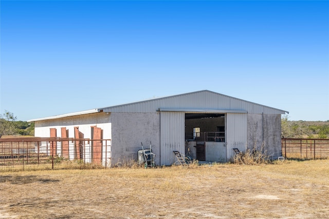 view of outbuilding