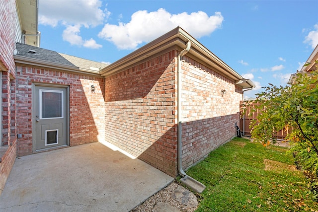 exterior space featuring a patio