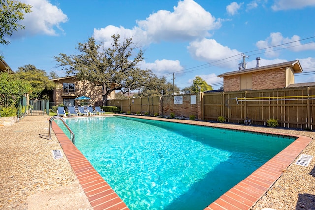 view of pool