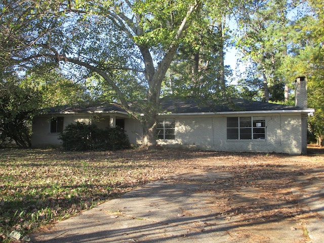 view of ranch-style home