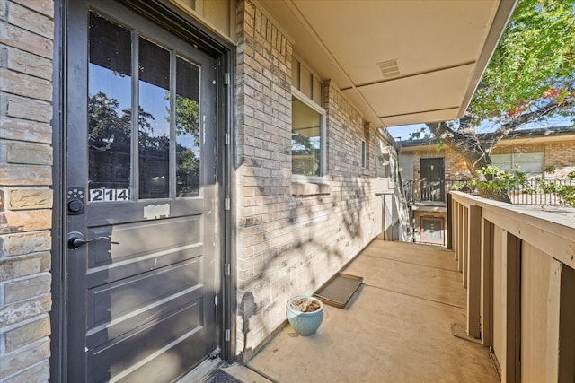 view of property entrance