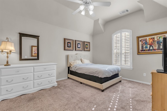 bonus room featuring carpet flooring, ceiling fan, and lofted ceiling